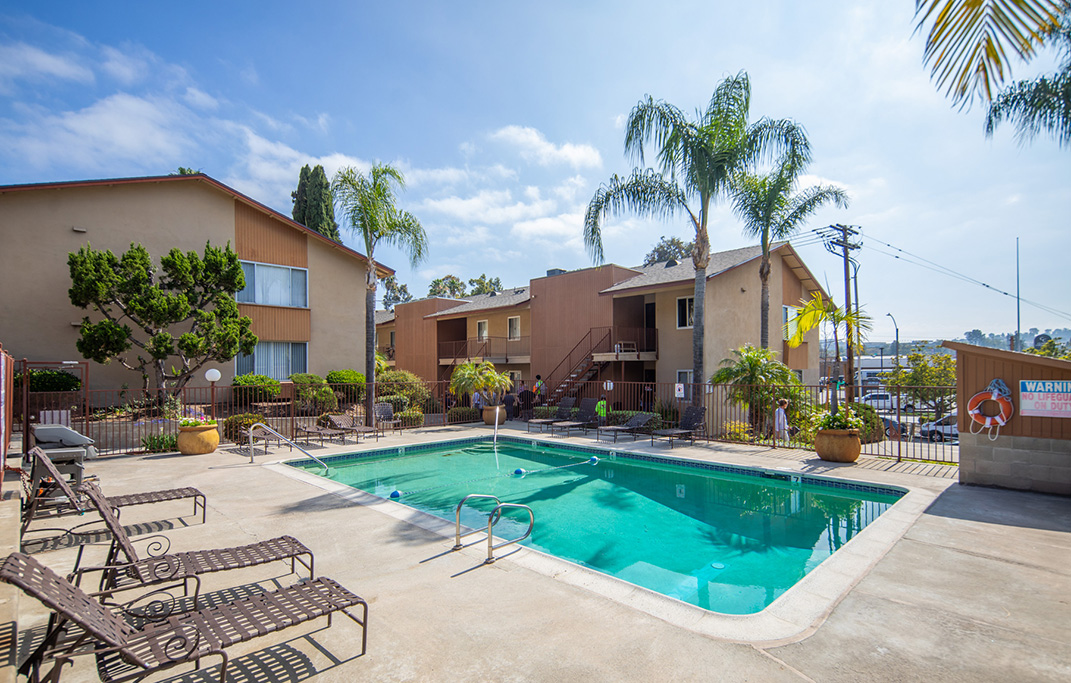 The Fletcher Apartments for Rent in La Mesa, CA - Community Pool