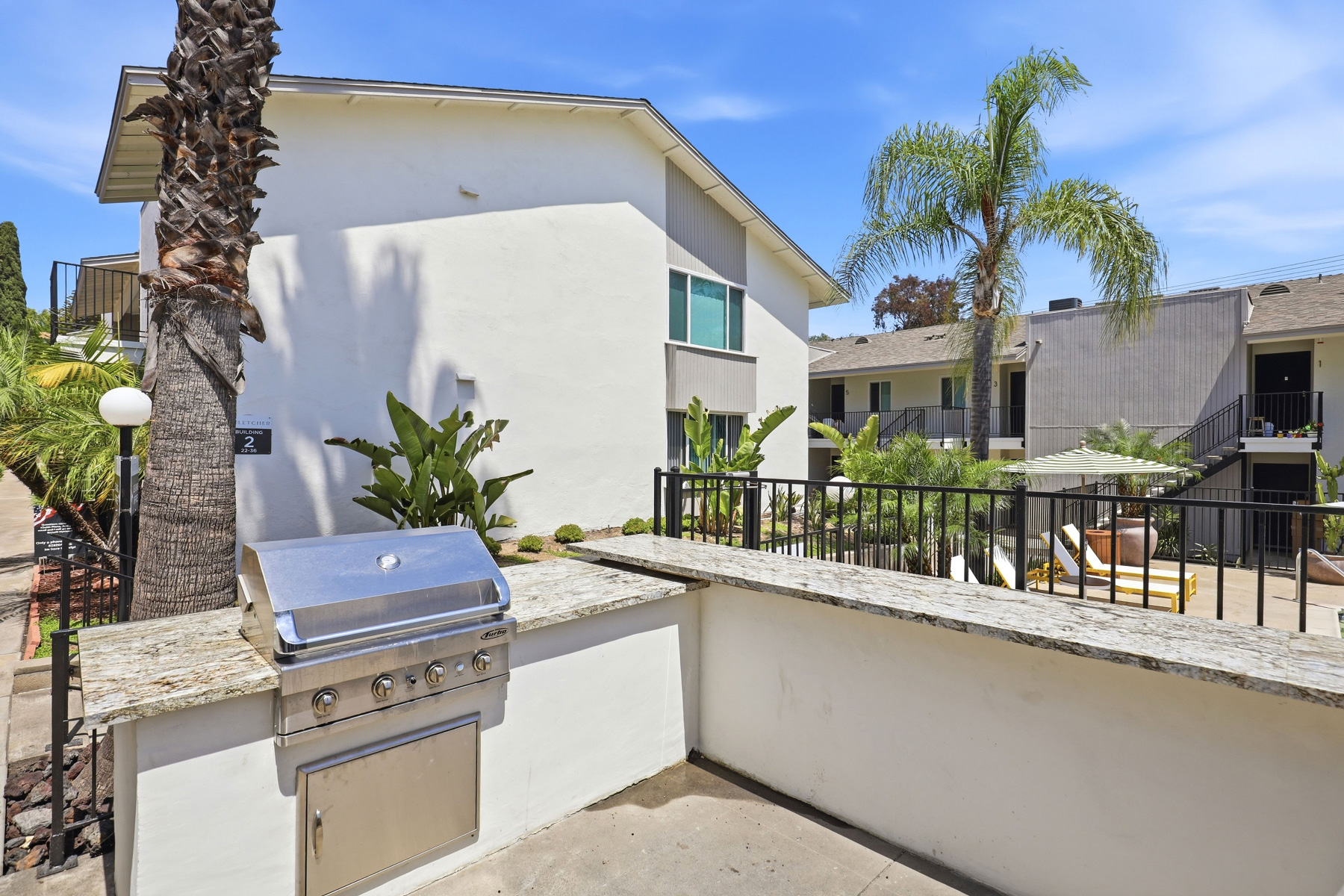 The Fletcher Apartments for Rent in La Mesa, CA - BBQ