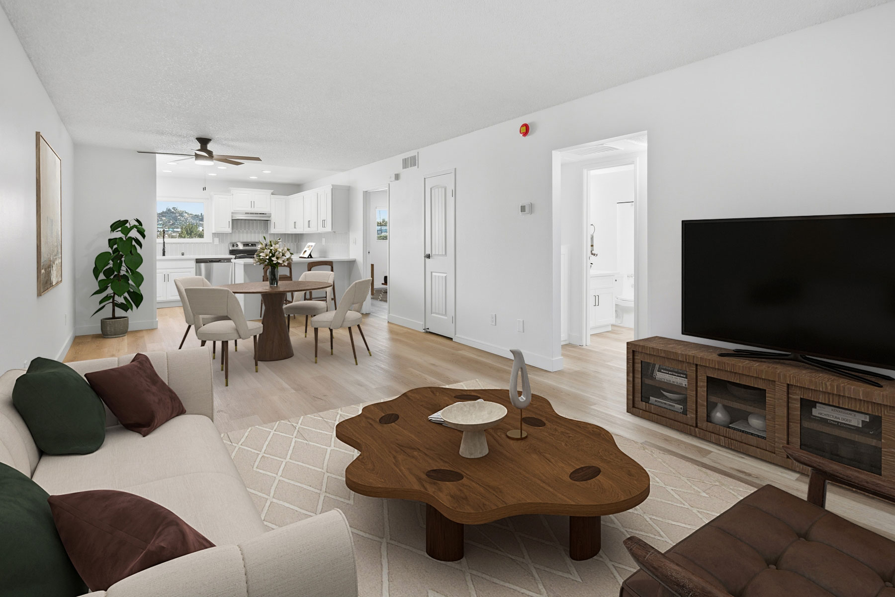 The Fletcher Apartments for Rent in La Mesa, CA - Living Room