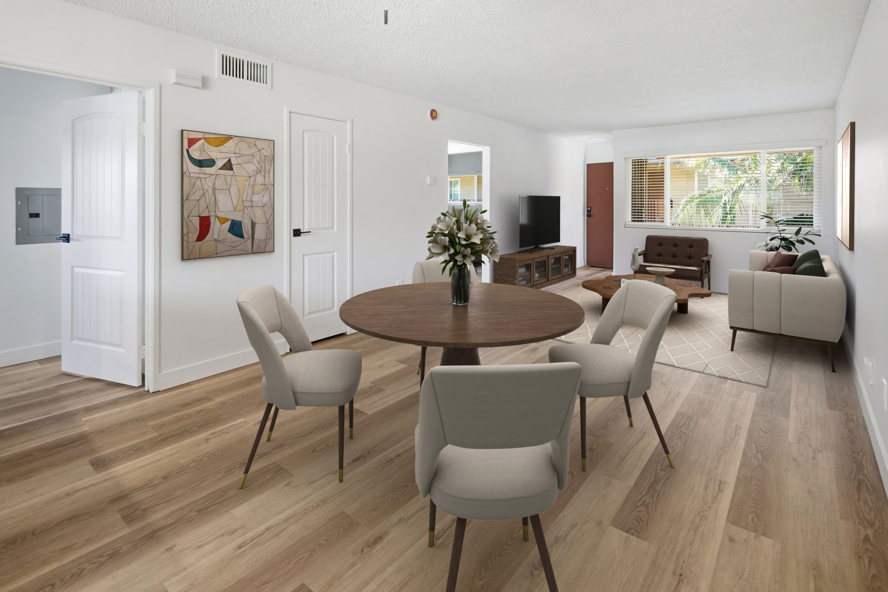 The Fletcher Apartments for Rent in La Mesa, CA - Living Room