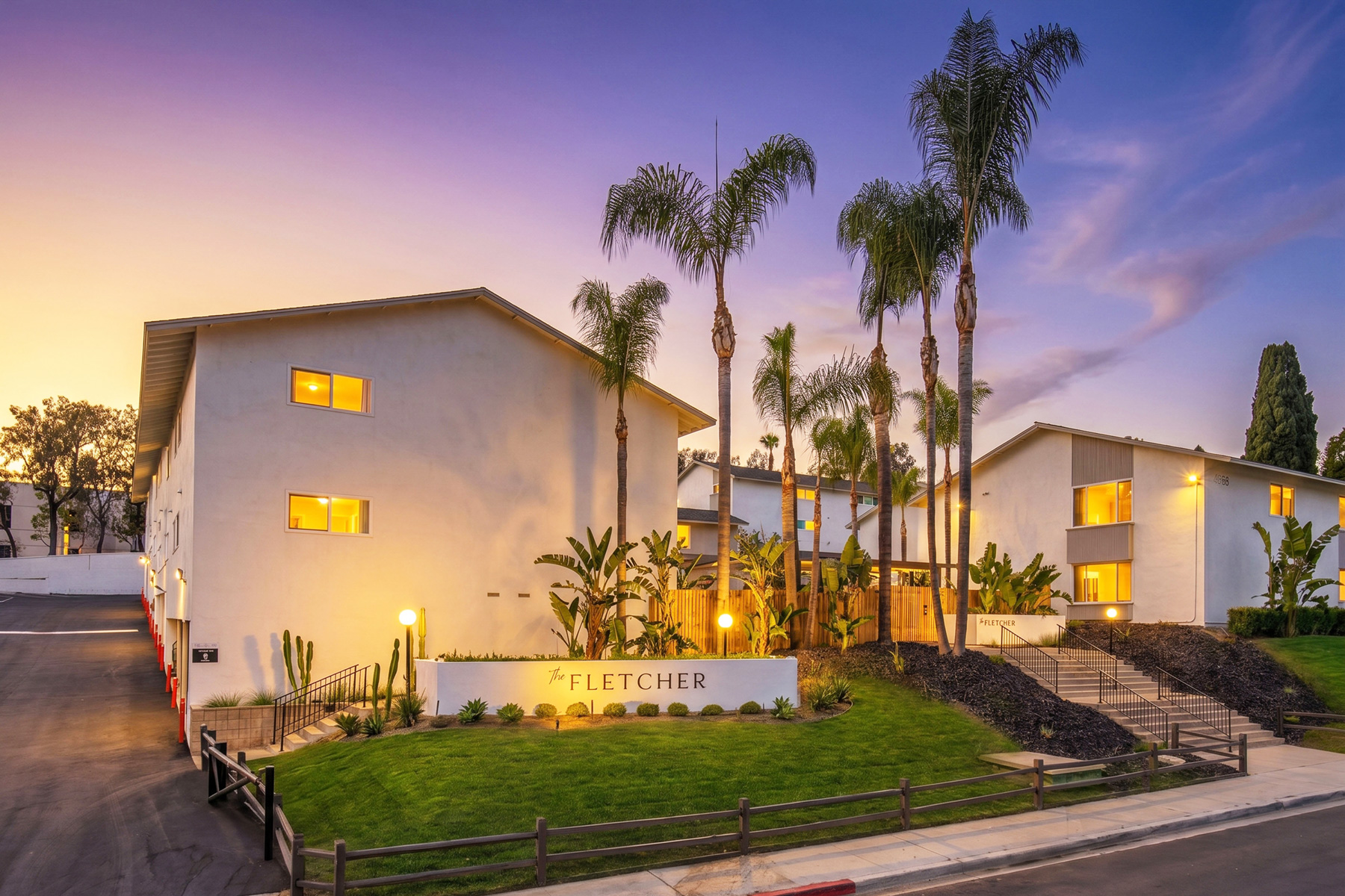 The Fletcher Apartments for Rent in La Mesa, CA - Main Entrance