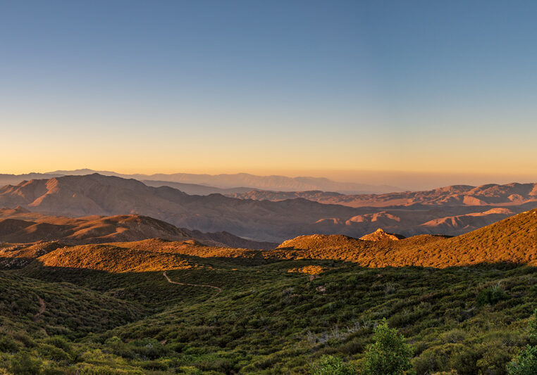 Panoramic View of San Diego Trails